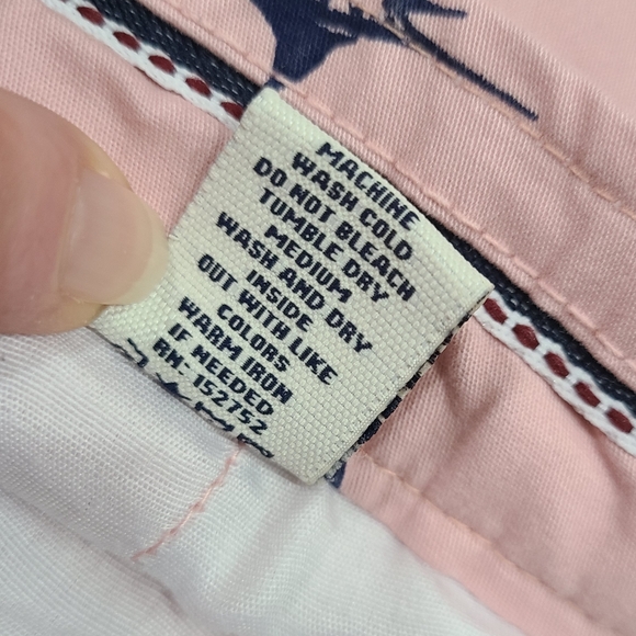 Hudson & Barrow Stretch Cotton Sailfish Print Chino Shorts Sz 34 - Picture 6 of 9